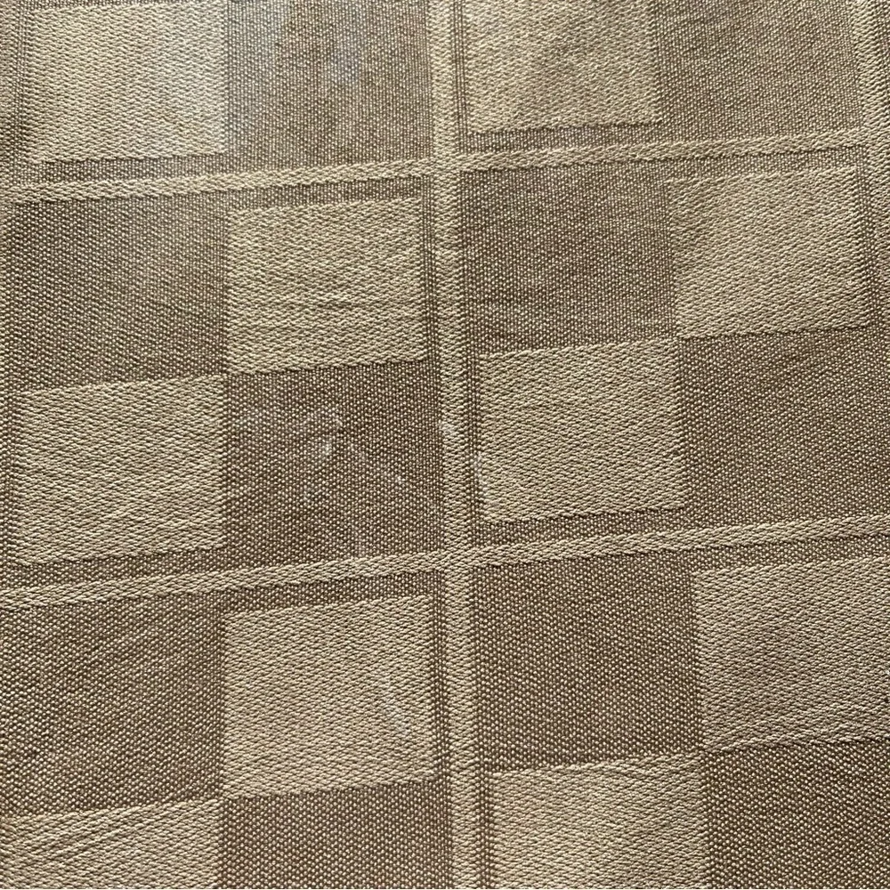 Home Classics | New Khaki Check Spill-Proof Microfiber Tablecloth, 52x70” Oblong